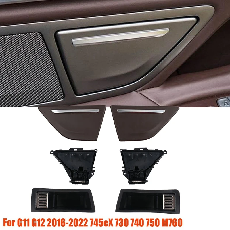 

Left Rear Door Ashtray Case+Inner+Trim Panel Assy Parts For BMW 7'G11 G12 2016-2022 745EX 730 740 750 51427398885 51427405975