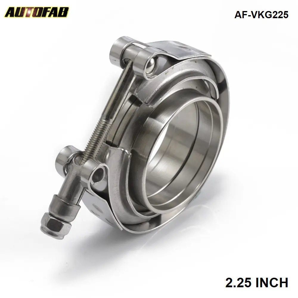 2.25" Exhaust Turbocharge Universal V Band Clamp Flange Kit AF VKG225