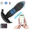 Bluetooth Thrusting Dildo Vibrator Big Butt Plug Anal Vibrator APP Control Male Prostate Massager Anus Sex Toy Vibrators for Men 1