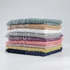 Fashion Cotton Embroidery Hijabs Scarf Big Size Shawls Women Lace Pearls Headscarf Wraps Muslim Headband Turbans Femme Bandana 5