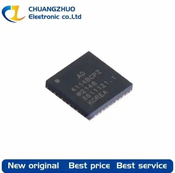 

1Pcs New original AD4114BCPZ-RL7 AD4114BCPZ 24Bit 3V~5.5V 31.25kHz DSP LFCSP-40 Analog To Digital Converters