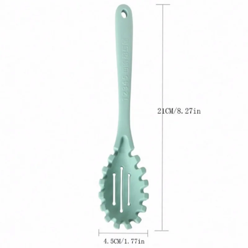 Extended one-piece handle silicone powder grab non-stick cooking tool Spaghetti scoop Spaghetti claw