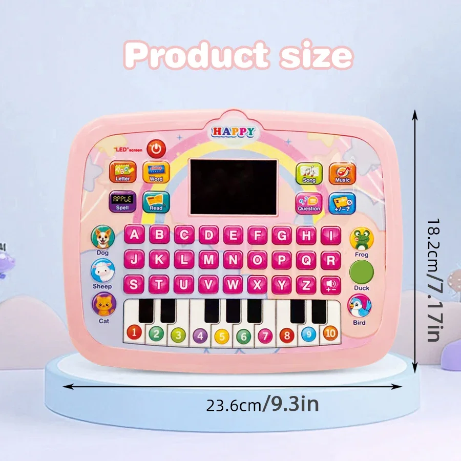 Plastic Electronic Learning Tablet Toy for Kids
