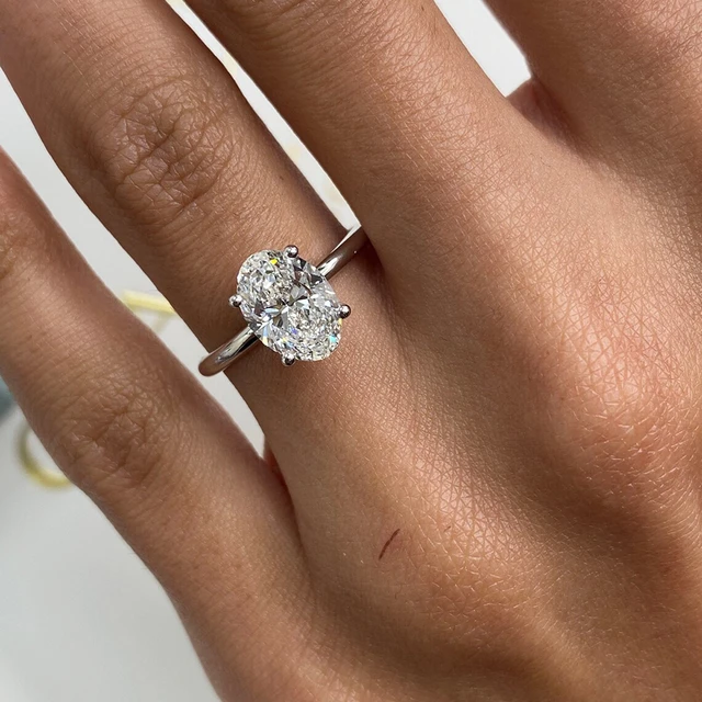 Oval Diamond Halo Engagement Ring #105128 - Seattle Bellevue | Joseph  Jewelry