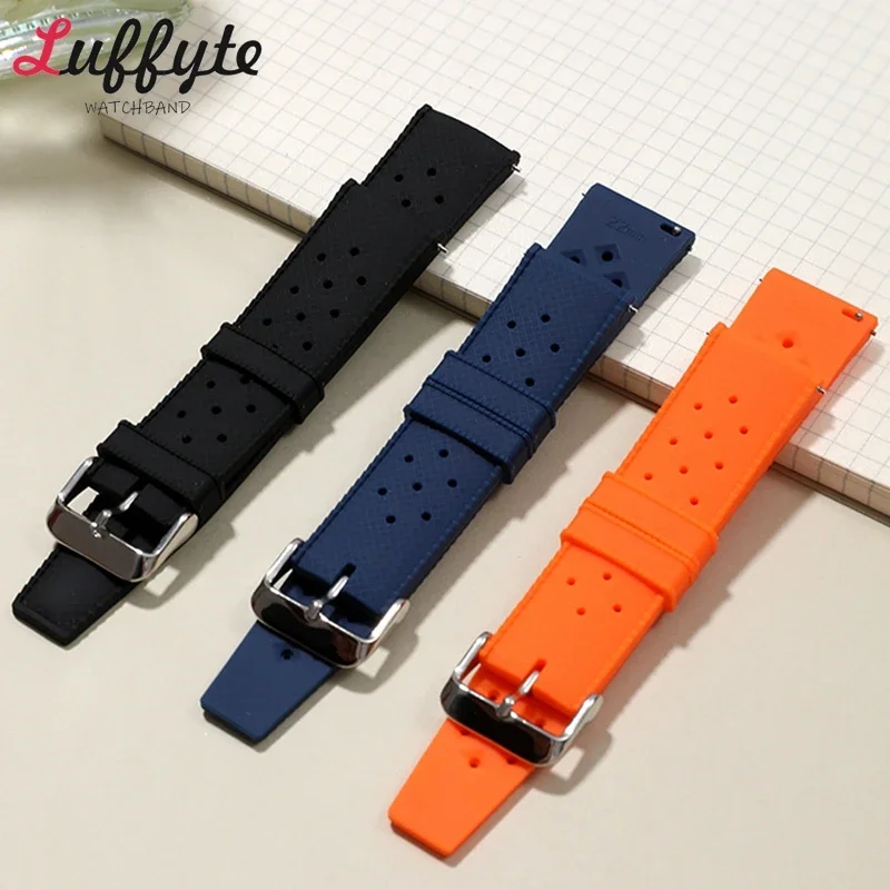 Breathable Soft Rubber Quick Release Sports Silicone Wristband