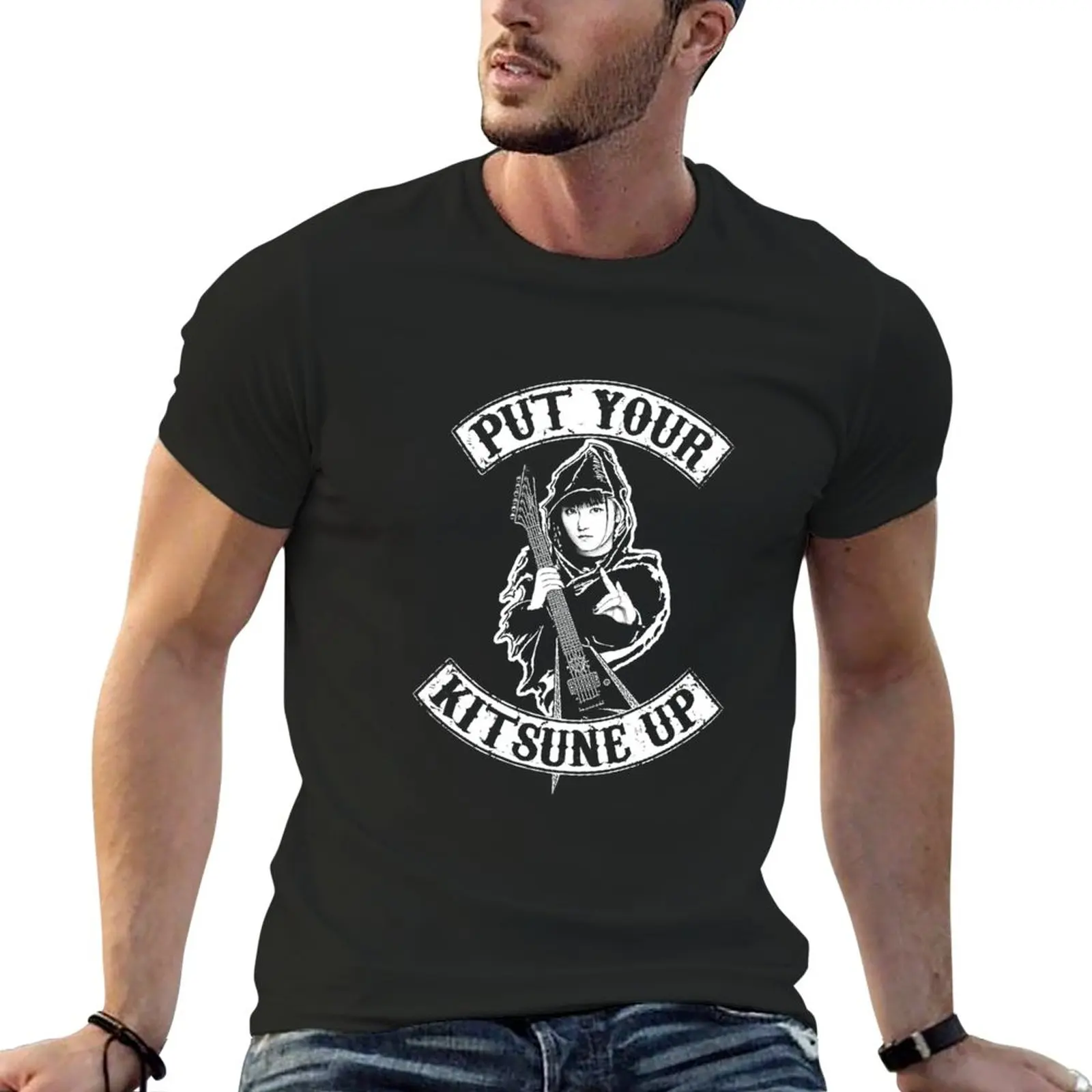 

Put Your Kitsune Up! T-Shirt shirts graphic tees new edition T-shirt men