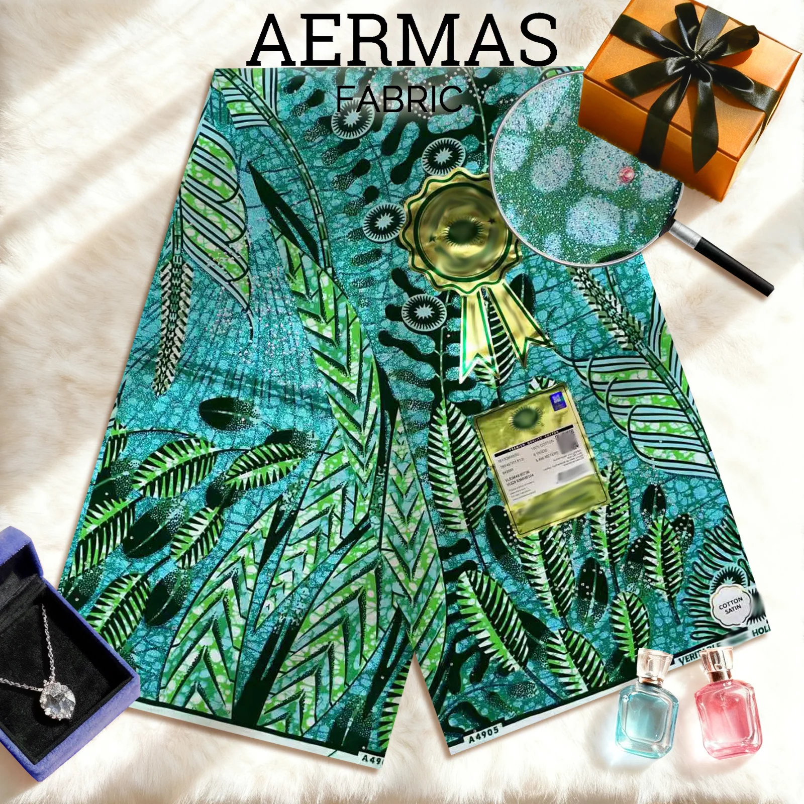 2025 new style hot drilling african wax fabrics wholesale ankara fabric real wax print 100% cotton holland for fashion dresses 4