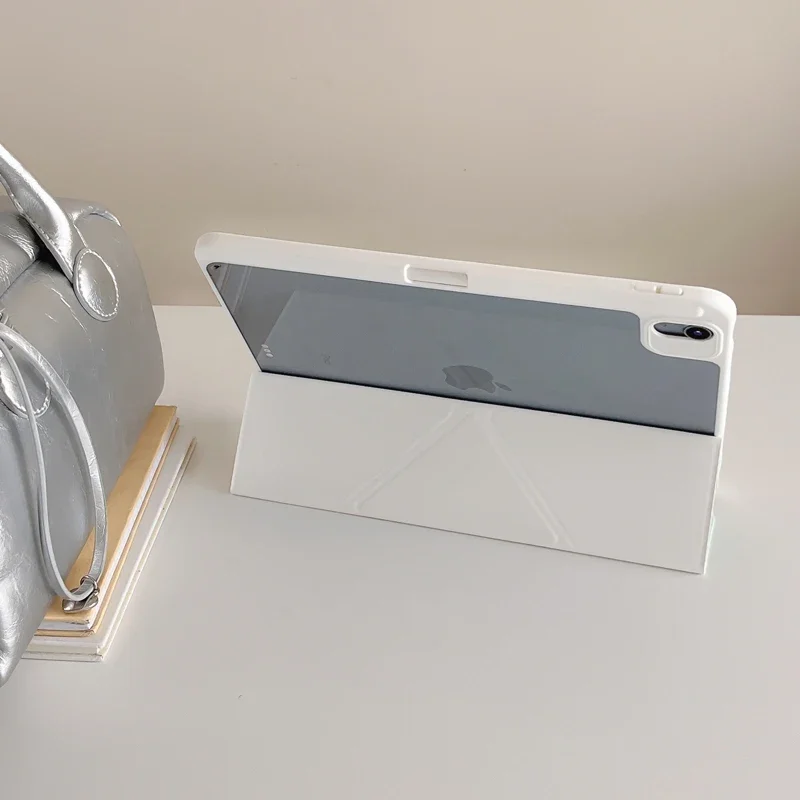 Clear Hard Transformer Cover Stand Case for Tablets