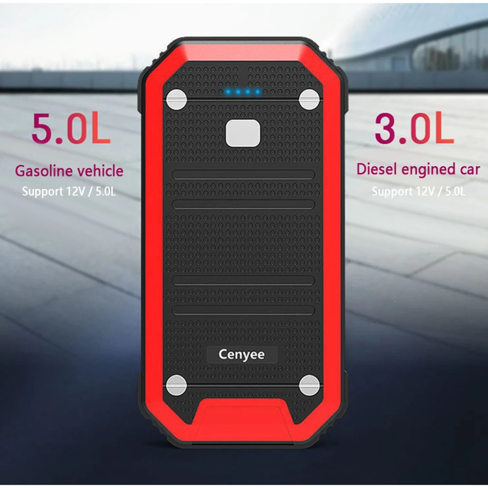 13800mAh Car Jump Starter Power Bank Emergency Battery Starter Booster ...