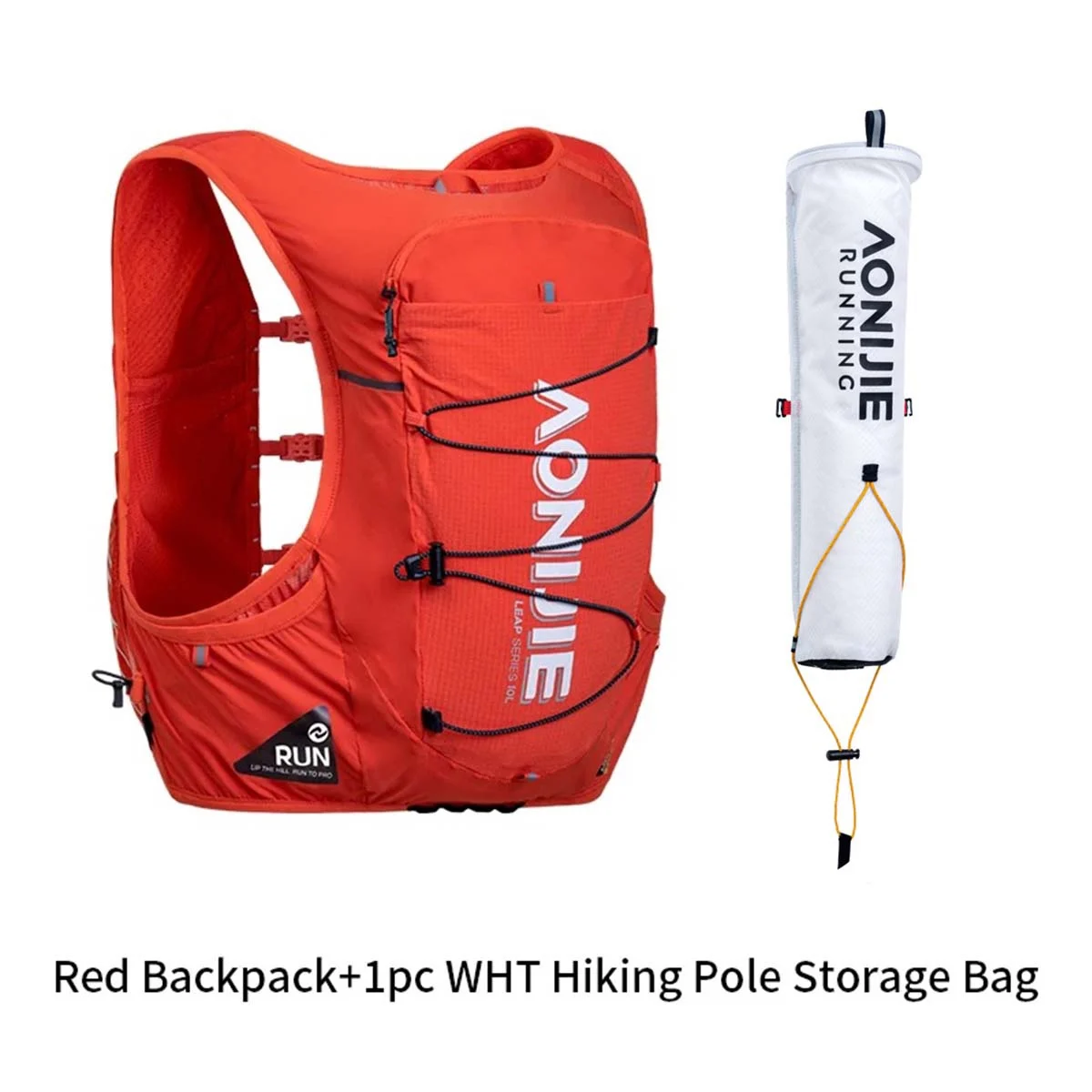 Red With WHT Pole