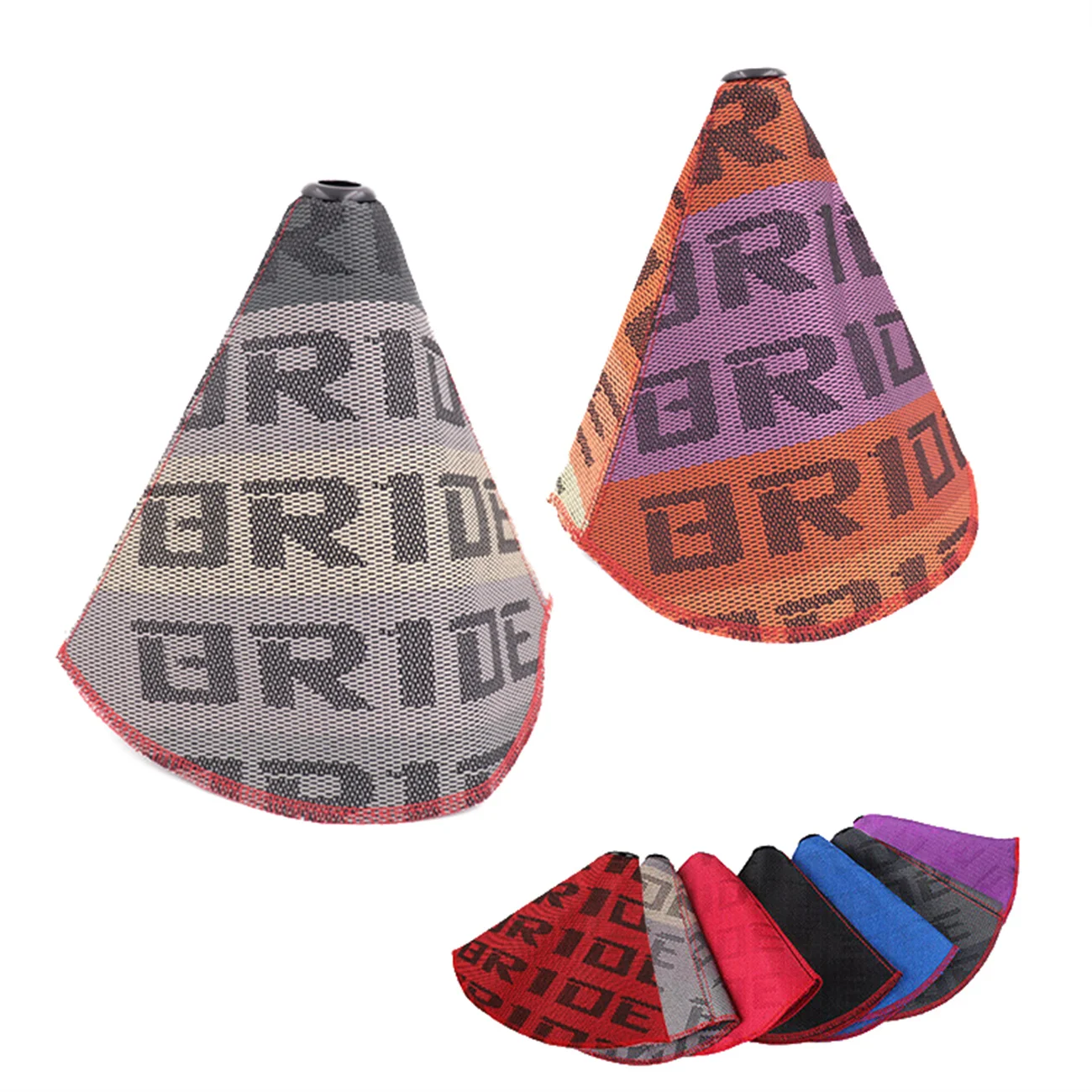 Universal Jdm Style Bride Shift Knob Boot Cover Racing Shift Knob