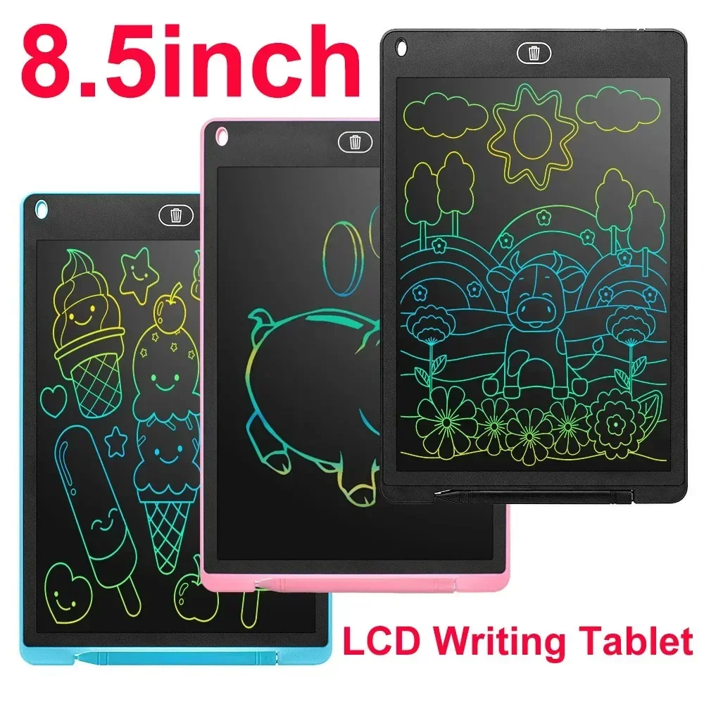 8.5/4.4 inch LCD Writing Tablet Drawing Board Montessori Educational Drawing Toys For Kids Students Magic Blackboard Toy Gift