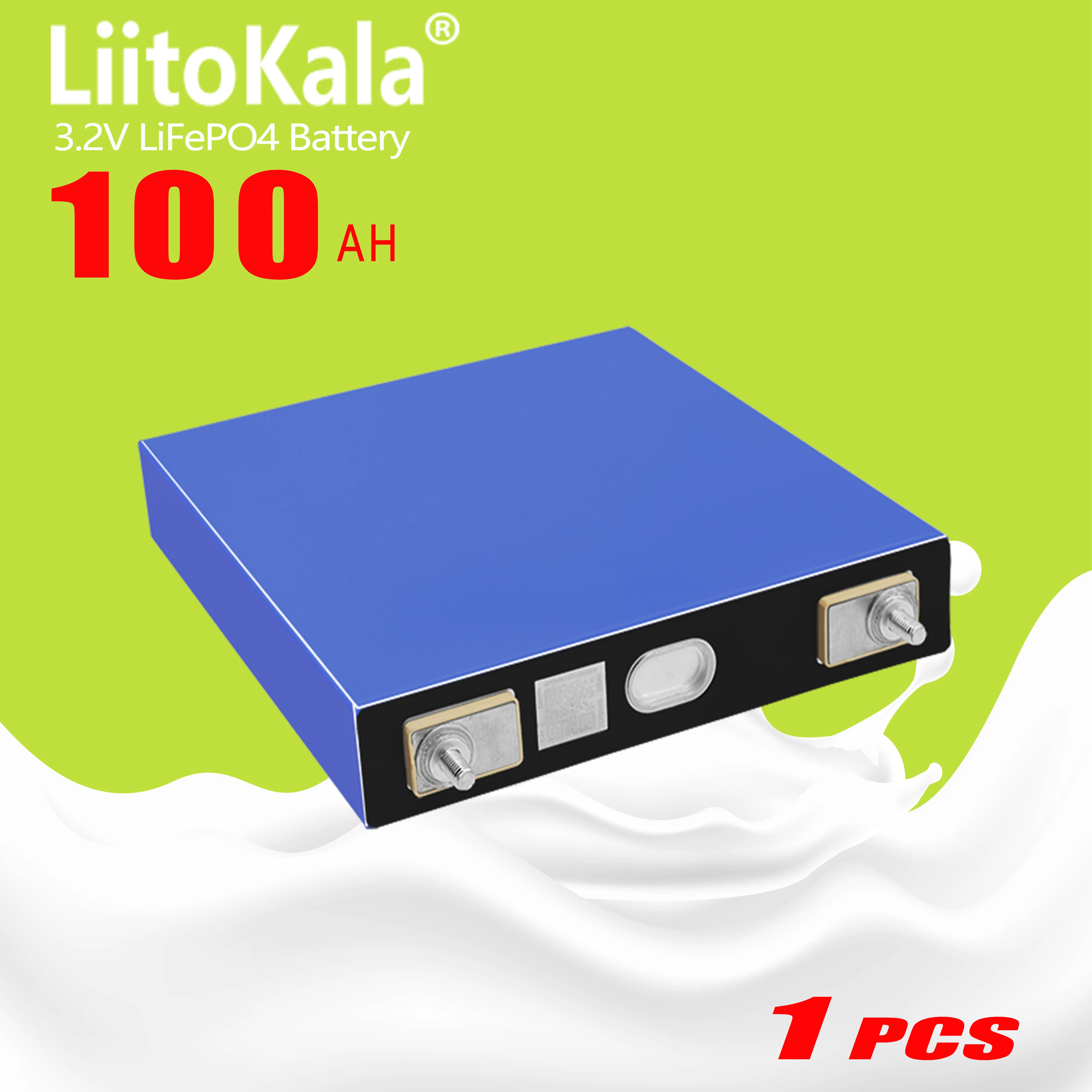 

Литий-железо-фосфатная батарея LiitoKala, 3,2 в, Ач, LiFePO4, для самостоятельной сборки, 4S 8S, 12 В, 24 В, 48 В, для мотоцикла, электромобиля