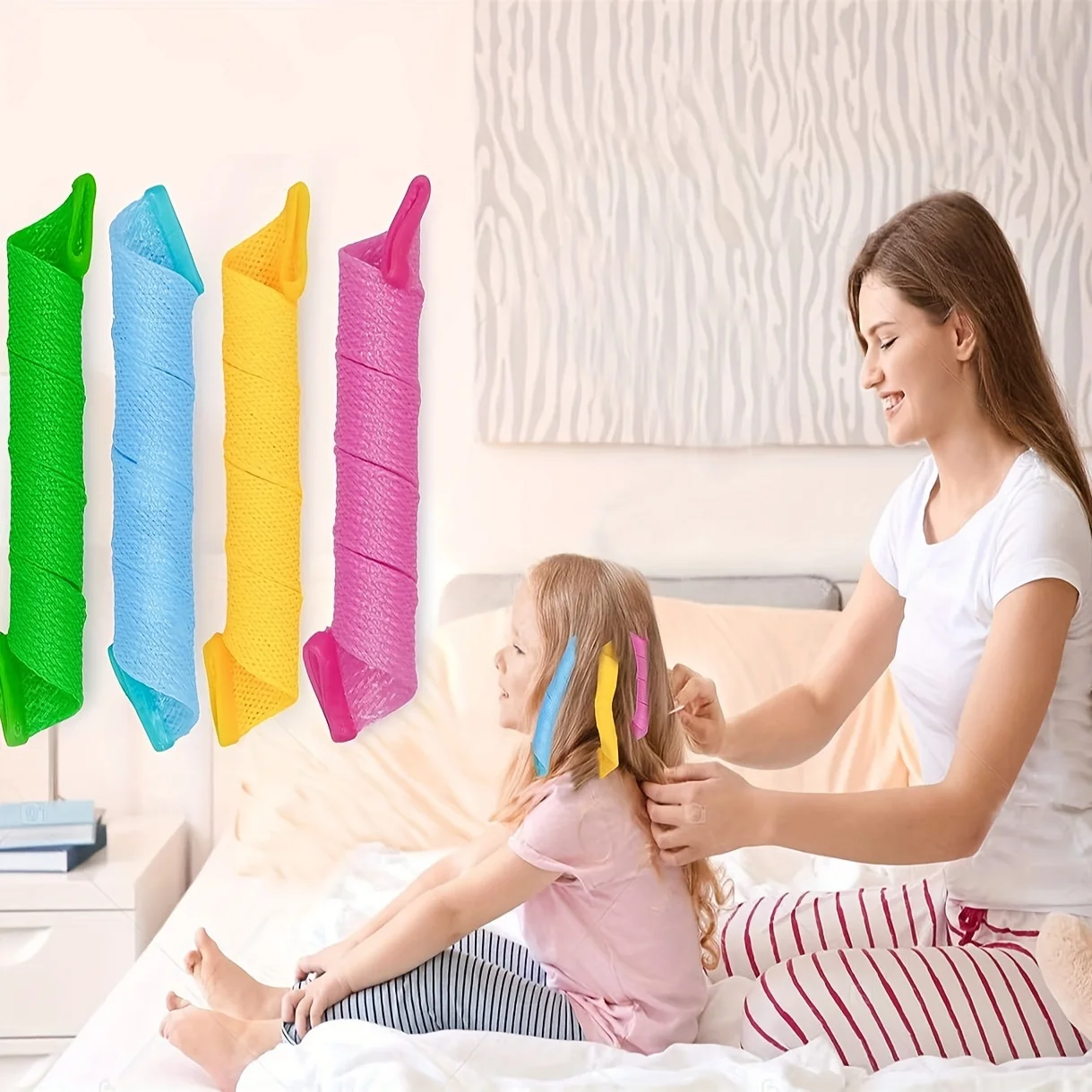 18 Pieces Portable Magic Hair Curler Hair Styling Accessories Hair Curlers Hair Styling Tool DIY Hair Rollers Salon 6