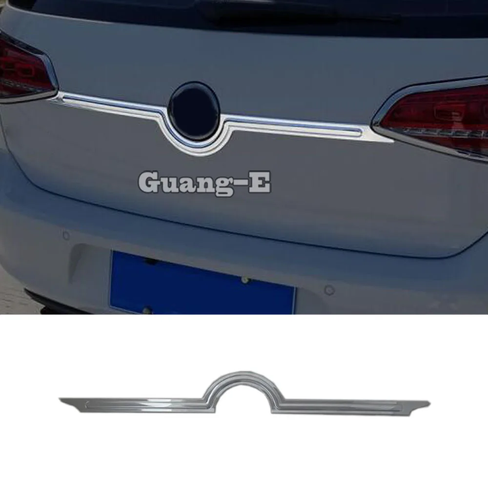

Автомобильная задняя дверь верхняя декоративная панель для VW Volkswagen Golf7 Golf 7 2014 2015 2016 2017 2018 2019 аксессуары задняя дверь багажник Декорация