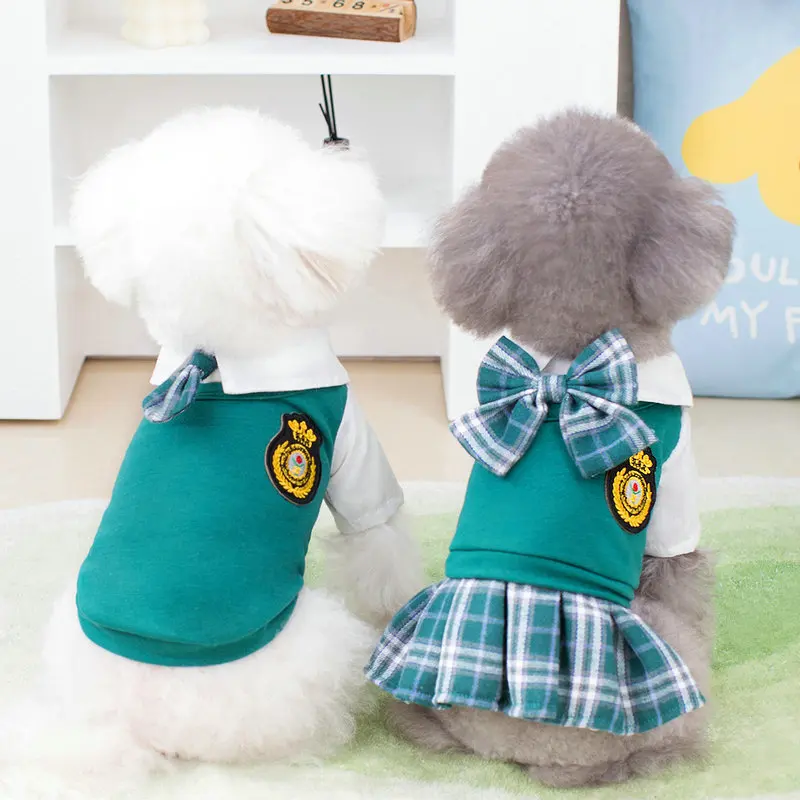 New Dog Couple Suit Cat Pet Clothes Spring Teddy Bear Casual Fashion