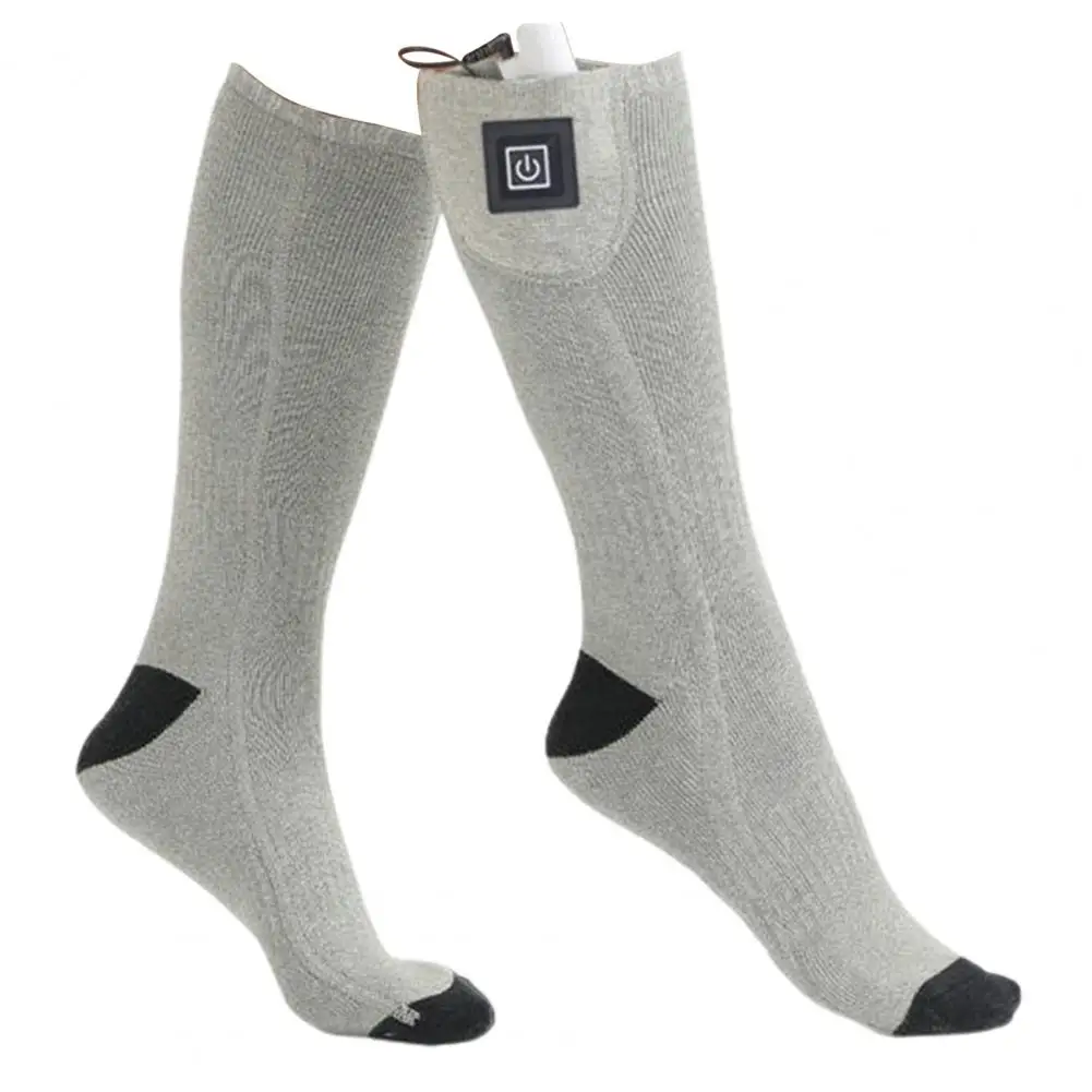 

Thermal Socks 1 Pair Useful Thickened Wear-resistant Winter Electric Warm Heated Socks for Outdoor