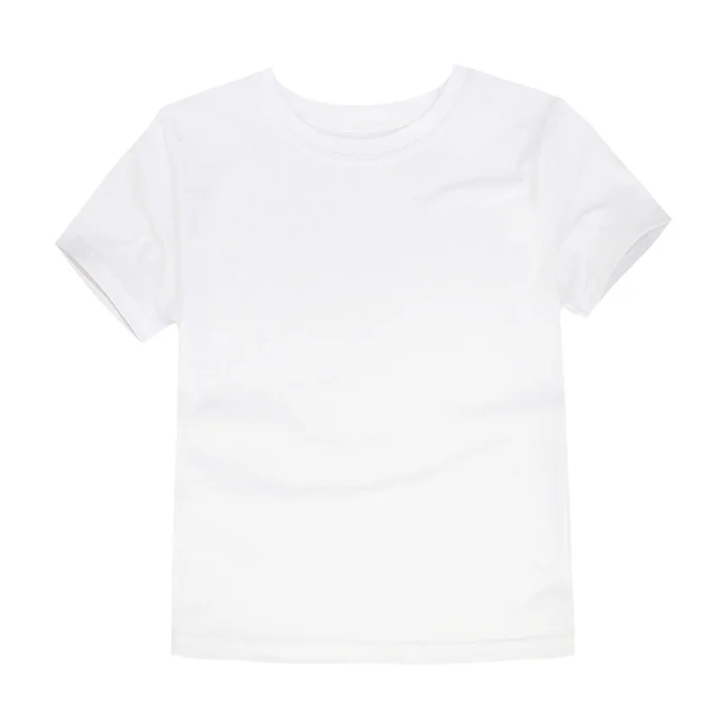 Summer Cotton T-shirts for Boys Girls Baby O-neck Short Sleeve Tops Children's Clothing Kids Solid Tees Toddler Infant Clothes 4