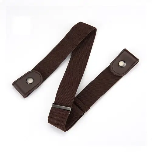 Traceless Invisible Elastic Belt Women's Belt Jeans Pants Men's Elastic Belt - Image 7