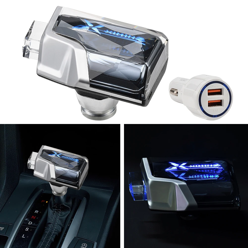 

Автомобильный рычаг переключения передач на ручке переключения передач с кнопкой переключения передач для автоматического CVT, ручка переключения передач с подсветкой, пластиковые автомобильные аксессуары