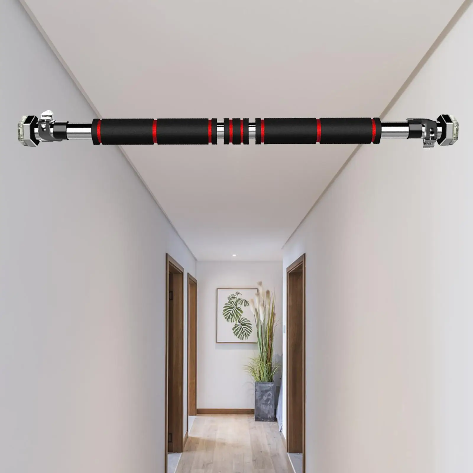 Pull up Bar No Screws Doorway Chin up Bar Door Horizontal Bar 31.5 to 51.2