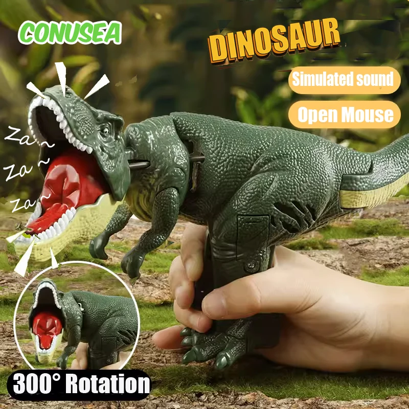 Dinossauro Dinopark T-Rex Som e Articulações - Bee Toys - Zaza Toys