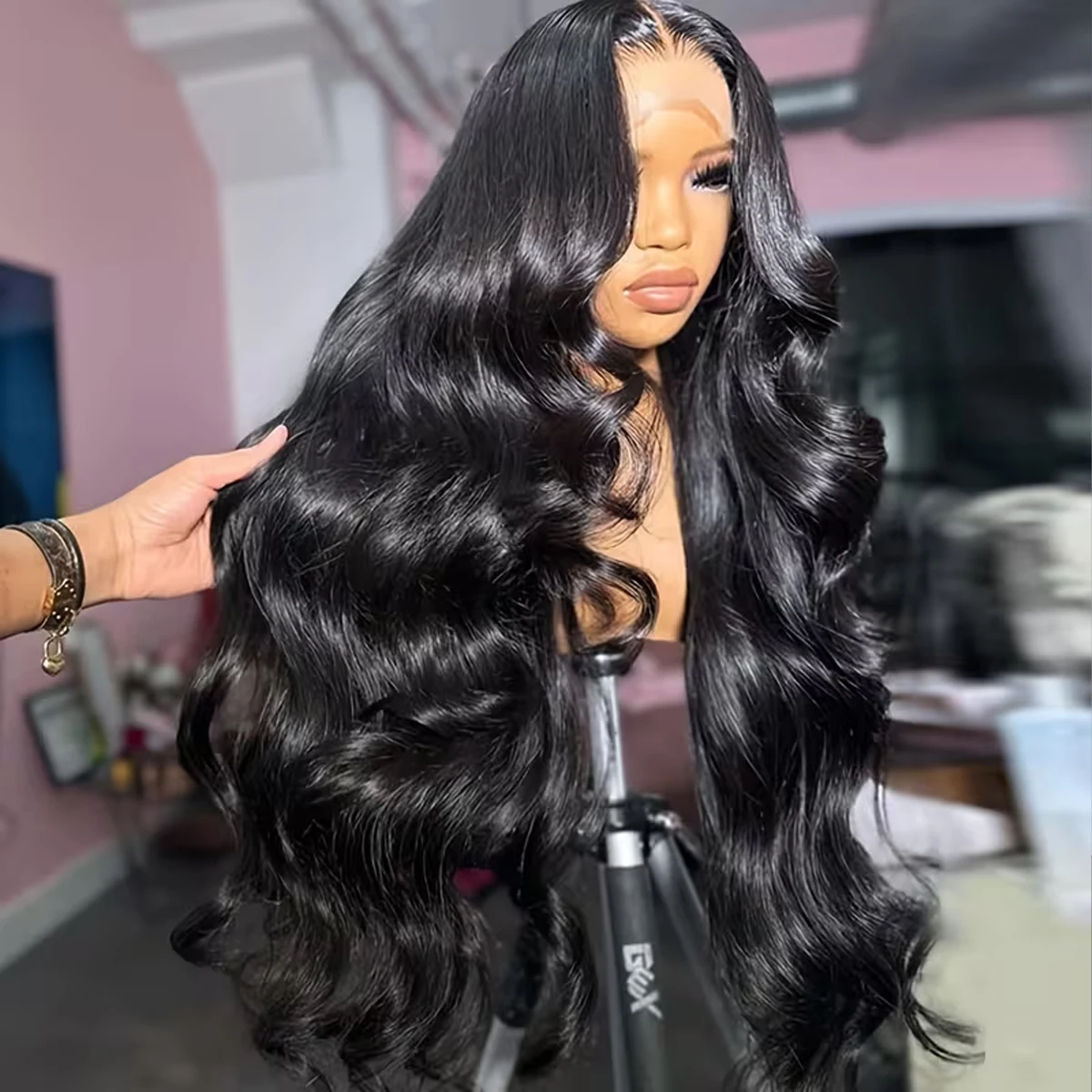 200% Density 13x4 Lace Front Wigs Body wave HD Lace Front Wigs Human Hair Pre Plucked Brazilian Human Wig Hair Wigs for Women 1