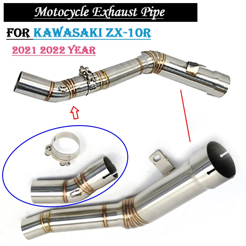 Tubo Scarico per Moto per Kawasaki per ZX-10R per ZX10R 2004