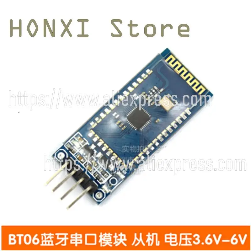 

1PCS BT06 bluetooth serial port module wireless passthrough data of 51 single-chip microcomputer compatible with HC-06