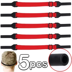 Multicolor Glasses Strap Set for Kids and Adults - Sunglasses Retainer and Safety Cord Holder (Red-5pcs)