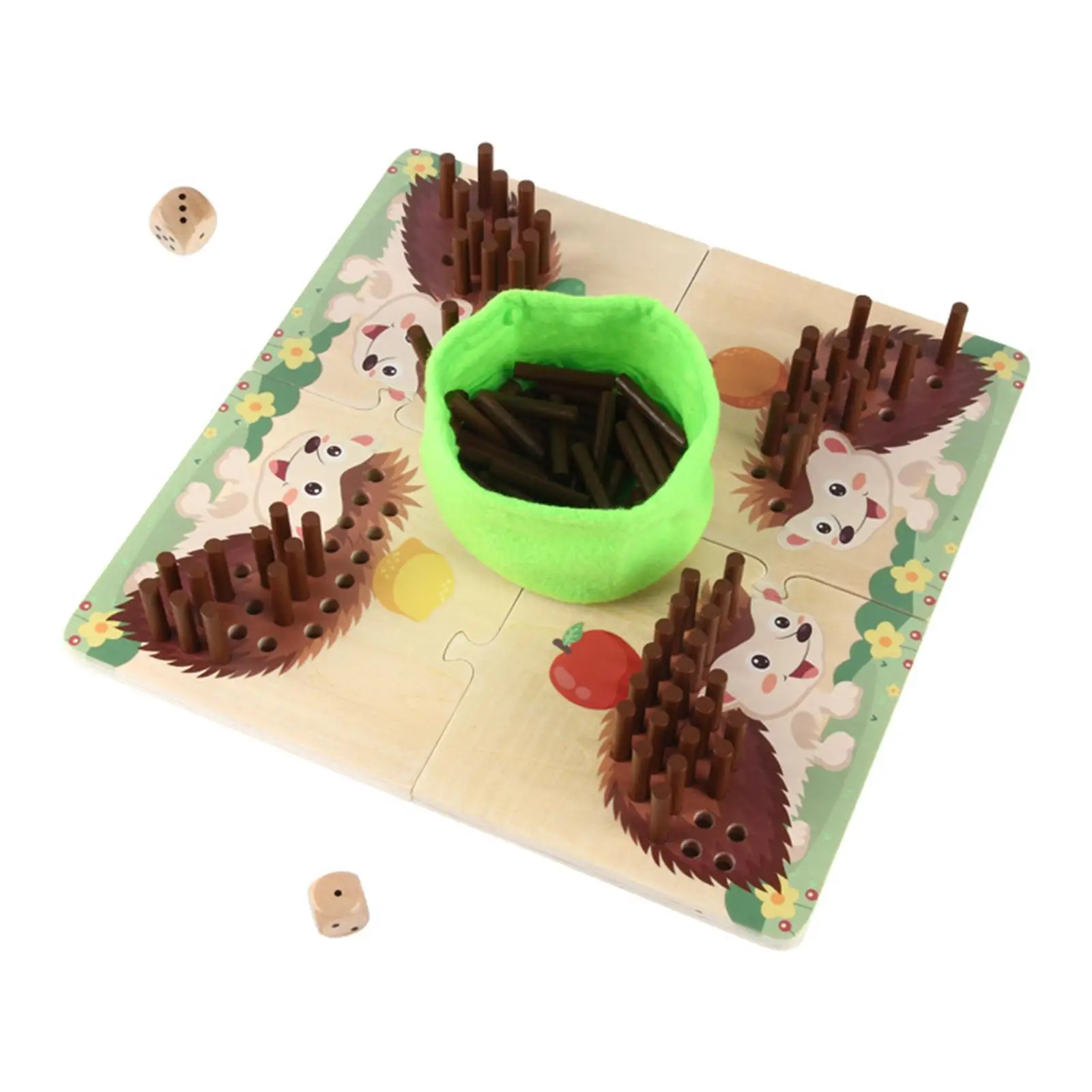 

Hedgehog Game Addition Colour Recognition Toy Hedgehog Board Game for Creative Fine Motor Skills Coordination Counting Matching