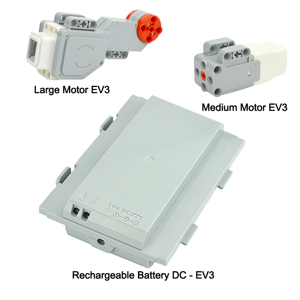 EV3RechargeableBatteryDCLargeMediumMotorEV3BuildingBlocks