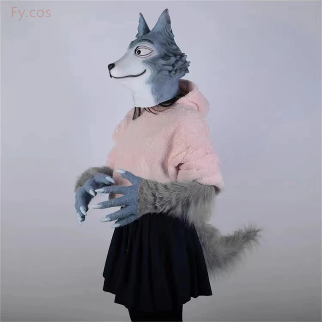 Therian Mask Wolf Halloween Costume for Men Scary Animal Furry Head Novelty  Special Use Cosplay Latex Mascara Disguise Woman - AliExpress