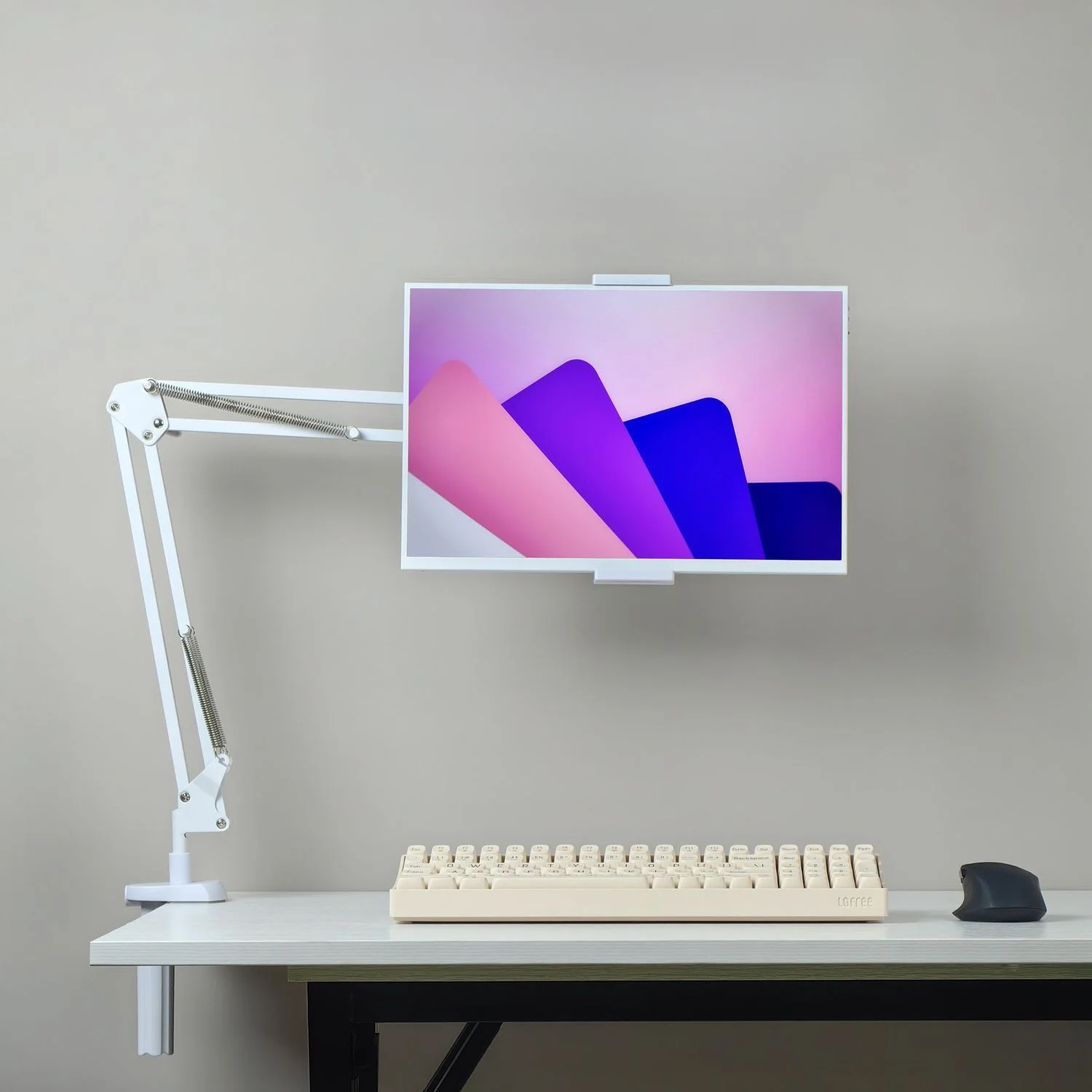 Monitor Portátil Stand Riser Desktop Clamp Alloy Suporte Ajustável Vesa Mount para 13.3 14 15.6 17.3 Polegada - Imagem 3
