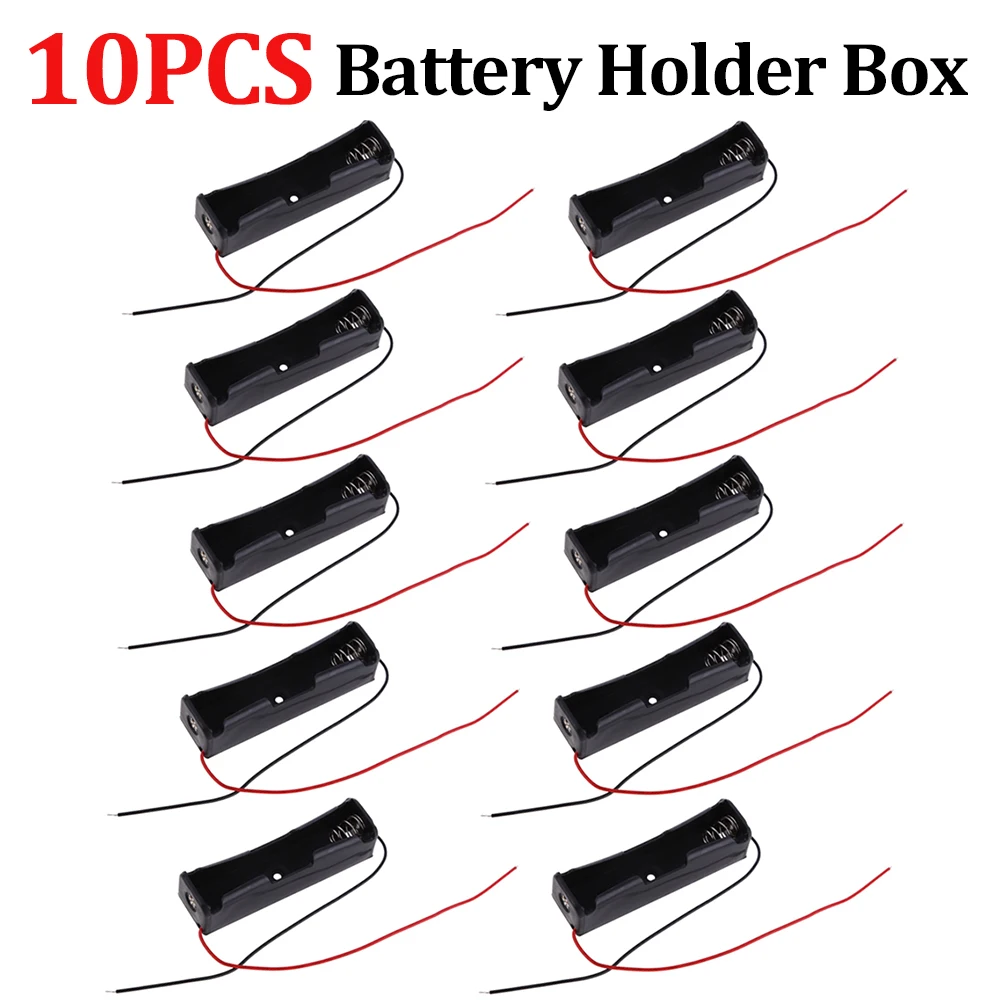 10pcs18650PowerBankCases36V42V18650BatteryHolderStorageBox