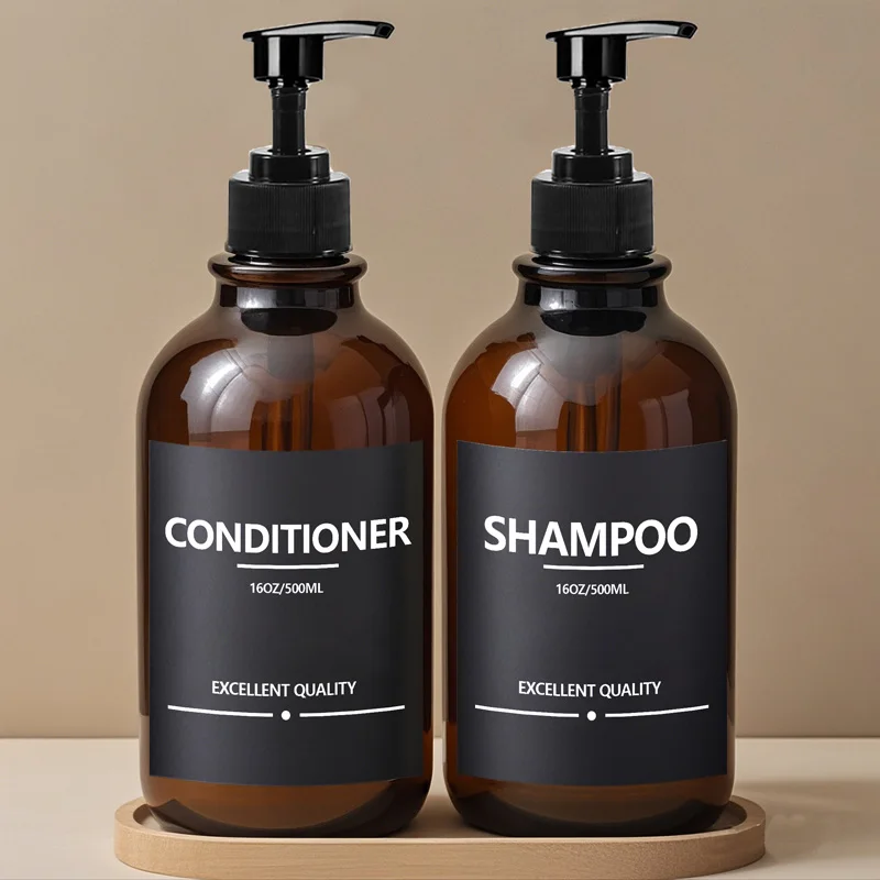 500ml Refillable Shampoo Shower Gel Soap Dispenser