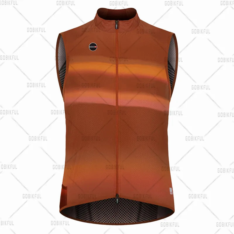 Cycling Jersey Sleeveless Bike Front Windproof Back Breathable Maillot Ciclismo