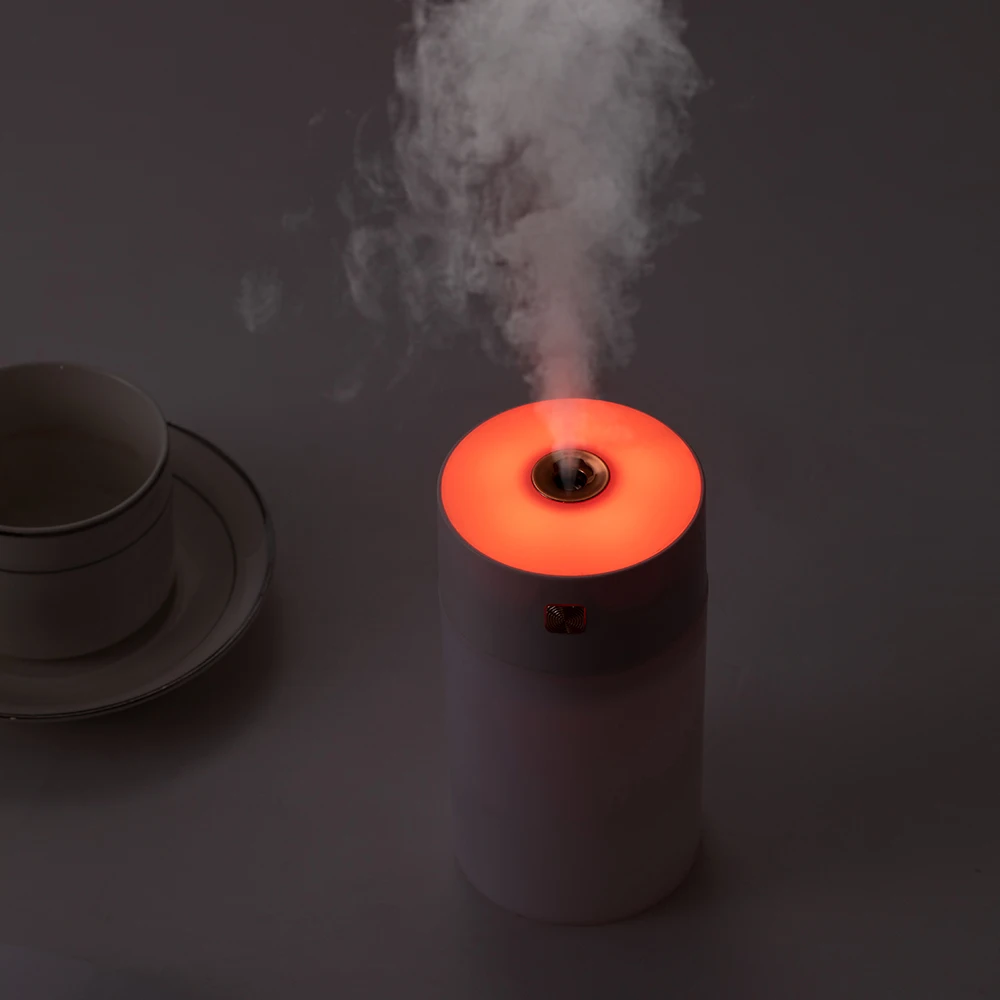Car Luminous Humidifier Household Desktop Small Water Supplement Spray Air Humidification USB Car Portable Night Light 300ml
