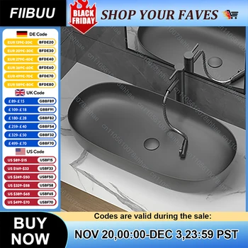 อ่างล้างหน้าเซรามิกแบบวางบนเคาน์เตอร์ อ่างล้างหน้าศิลปะ อ่างล้างหน้าแบบตั้งบนเคาน์เตอร์ อ่างล้างหน้าเซรามิกพอร์ซเลนสำหรับห้องน้ำ 1