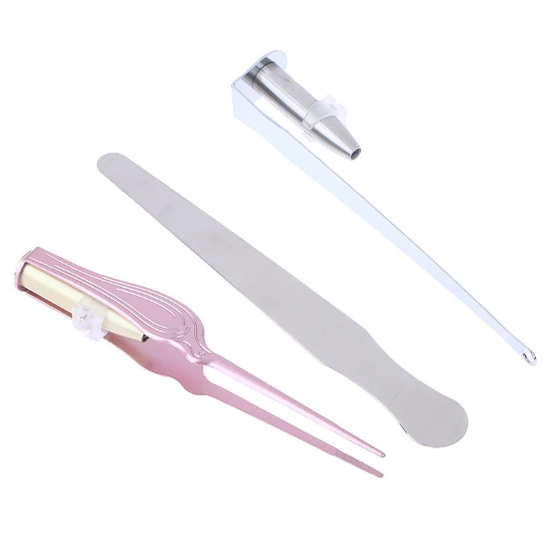 Tonsil Stone Removal Tool Bad Breath Household Oral Flat Conductor Absorber Cleaner With Led Light