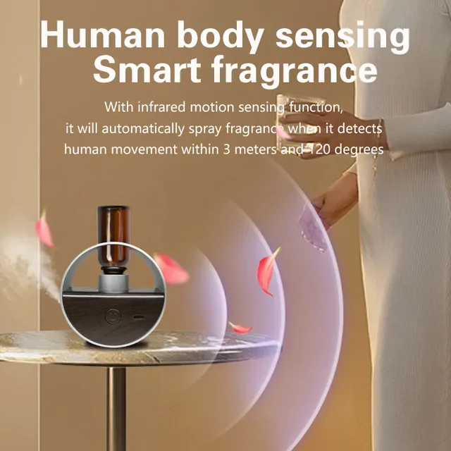 Essential Oil Diffuser Air Fresher Creative Sensor Intelligence Scent Machine Air Purifier Aromatherapy Room Aroma Diffusers 6