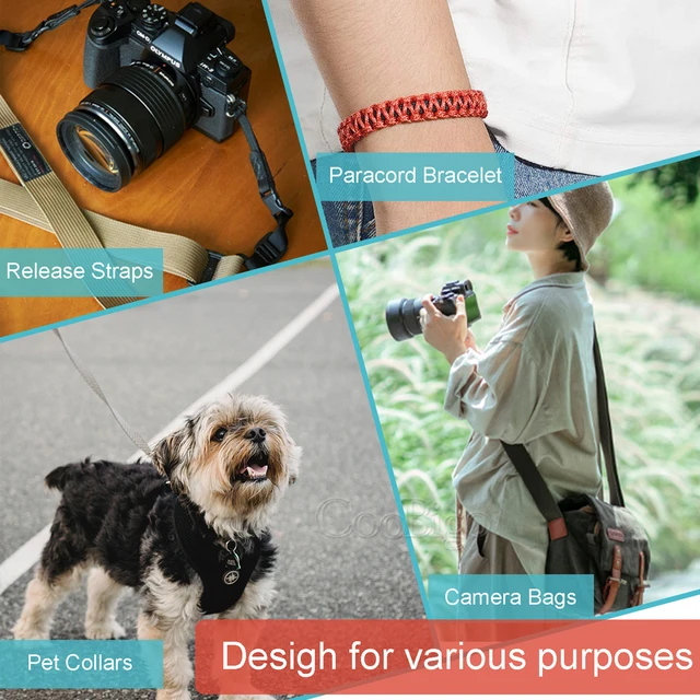 25 Fibbie A Sgancio Rapido 6mm - Chiusure Laterali Plastica Per Paracord, Collari Cani, Bracciali - Foto 7