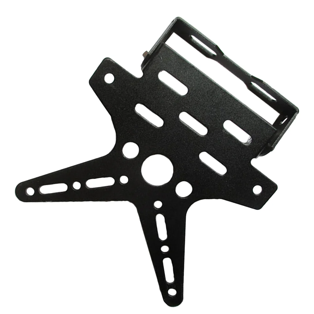 

1Pc Universal Professional Aluminum Alloy Motorcycle Rear License Plate Mount Holder (Black）