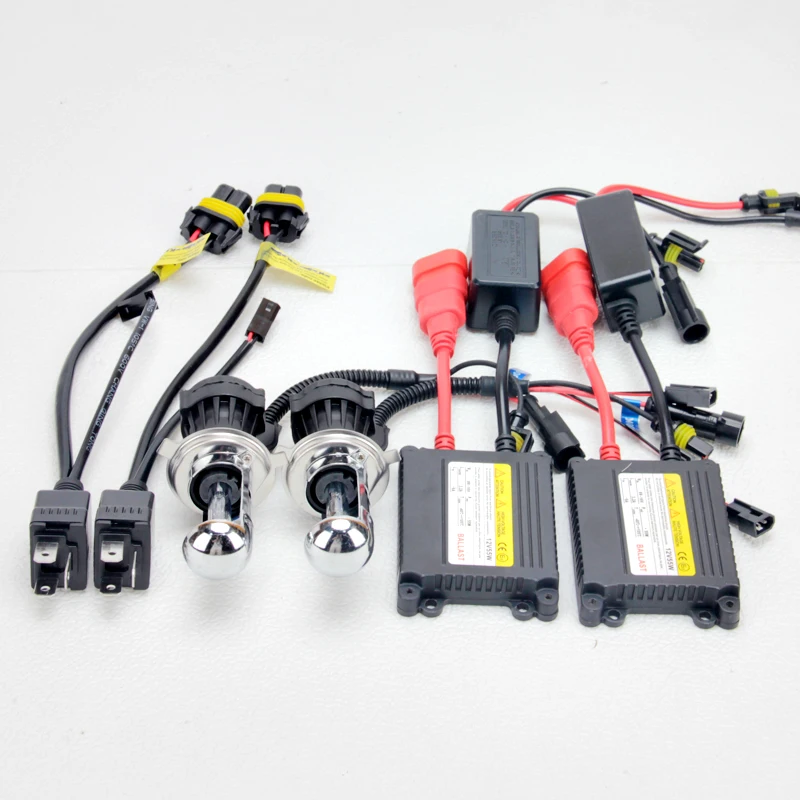 Xenon H4 Hid Kit 55W H4 9007 9004 H13 Xenon Lamp Voor Auto Koplamp Dc
