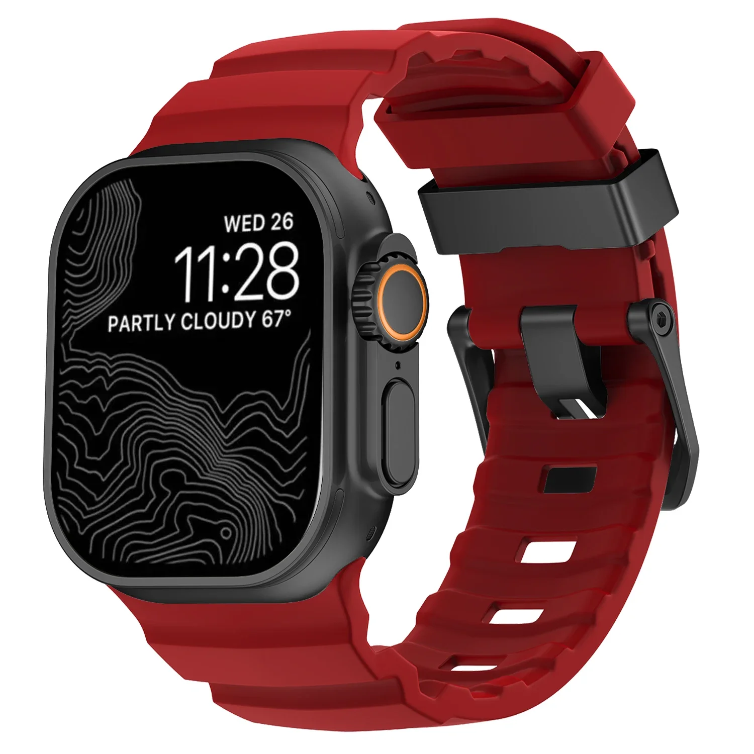 Trail Soft Silicone High-End Wristband Bracelet