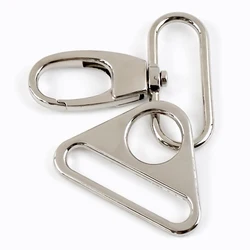 Versatile Metal Swivel Clasp Snap Hooks for DIY Crafts and Accessories (Silver)
