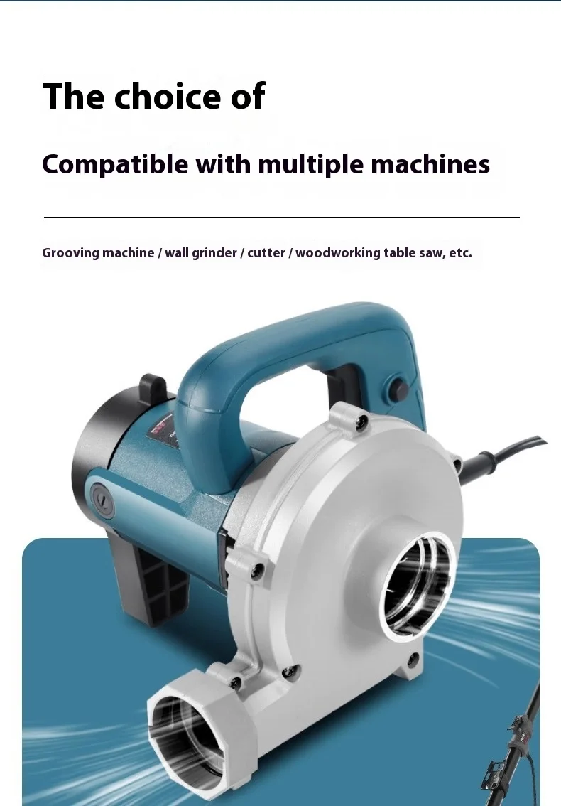 4980W Industrial Grade Vacuum Cleaner Dust Collector Dust Blower For Electric C