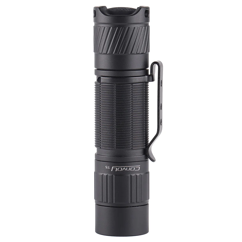 ブラック コンボイ T5 懐中電灯、KR CSLNM1.23 SST-20-DR 赤色光 AA