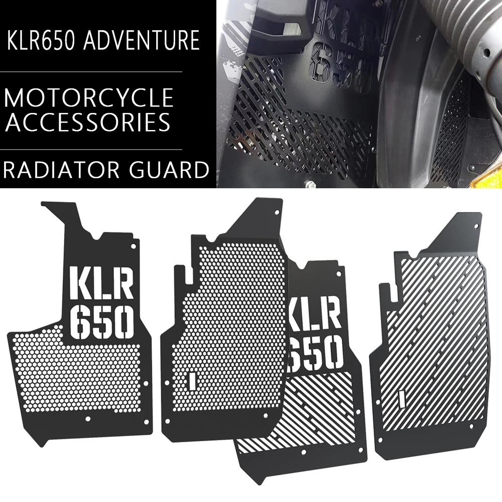 

Motorcycle Radiator Grille Cover Guard Protection Protetor Accessories For Kawasaki KLR650 KLR 650 S Traveler ABS 2022 2023 2024