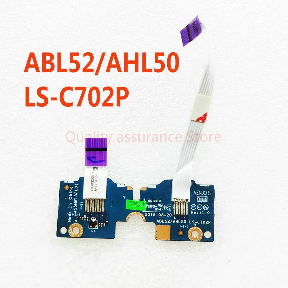 

ABL52/AHL50 LS-C702P Laptop For HP 255 G4 250 G4 G5 15-BA 15-AC 15-AF 15-AY 15-AC141DX Touchpad Button Board w/ Cables LS-C702P